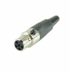 5-Pin mini female XLR connector