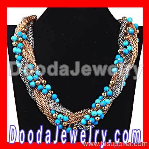 Handmade Beaded Chain Choker Necklace Designs Wholesale