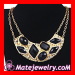 Gold Choker Bib Necklace