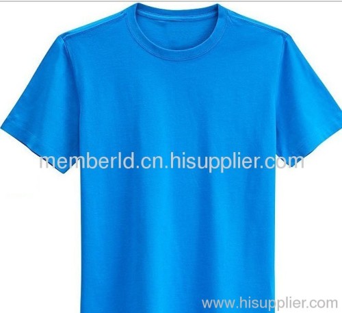 T-shirt blue color 100% cotton round neck