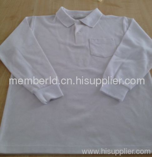 men's long sleeves polo shirt