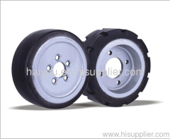 drive wheel rubber wheel with steel center