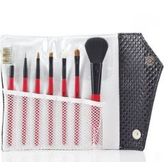 7PCS Red handle Cosmetic Brush set China Supplier