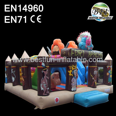 Indoor Inflatable Indian Playground With Slide