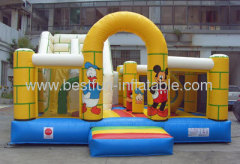 Fire-retarded Slide Inflatable Cartoon