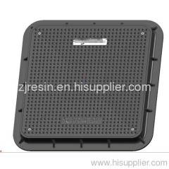 SMC Rectangular Manhole Cover With Sight Hole/ Inspection Hole