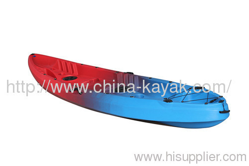 plastic double or triple sit on top kayak fishing kayak for family