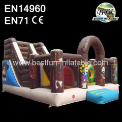 Multi function active center inflatable playground for children