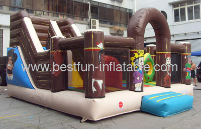 Children Inflatable Bounce slide center