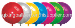 round foil balloon party decoration