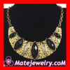 Wholesale Vintage Jewelry Chunky Crescent Bib Choker Necklace Pendant