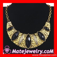 Wholesale Vintage Jewelry Chunky Crescent Bib Choker Necklace Pendant