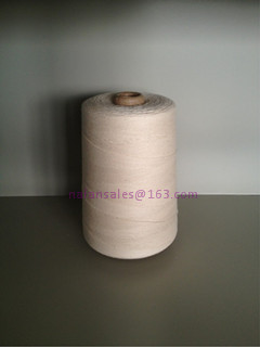 White Tea Bag Cotton Thread