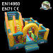 6mL*5mW*4mH Safari Slide Inflatable