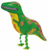 walking pet dinosaur foil balloon