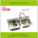 Double Sinks vegetable sink inox wash basin