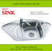 single bowl double drain inox sinks