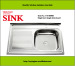 Best seller kitchen sink 800*500*145mm