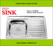 Best seller kitchen sink 800*500*145mm
