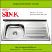 High quality inox sink 100*50cm