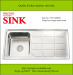 High quality inox sink 100*50cm