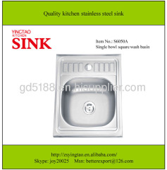 Single bowl wash basin 24