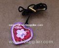 Novelty 5R 1B LED Flashing Heart Necklace for Promotion Gift SR-LN033