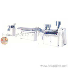 Drinking pipe extruding machine drinking straw