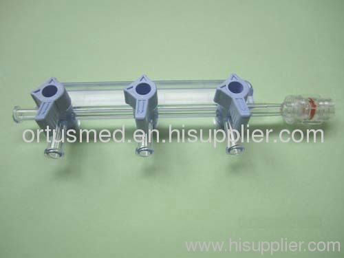 3-port Manifold(half-body, on/off knob)