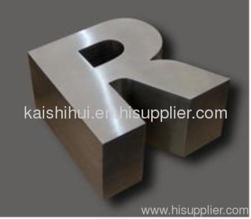 Brushed Stainless Steel lettter