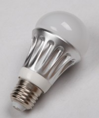 5W Φ60mm×113mm E27 Die-casted Aluminum High Brightness LED Bulb