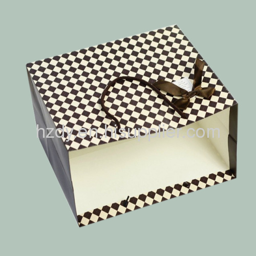 250G Ivory / white board paper bag for shopping matte lamina