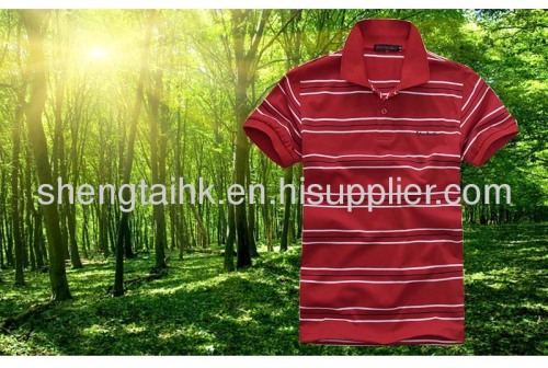 men strip fasion polo shirt