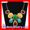 Cheap Brand Design Exquisite Colorful Bib Necklace Vintage Jewelry