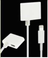 2 in 1 Micro USB and 30 Pin Female to Lightning 8 Pin Male Sync Data Cable Adapter for iPhone 5, iPad mini, iTouch 5