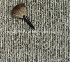 Delicate Racoon Hair Fan Brush with Acrylic Handle