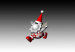 Inflatable Lighting Christmas Santa Clause