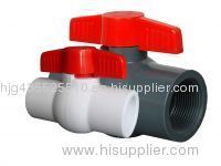 UPVC compact ball valve