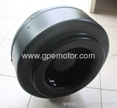 Building Ventilation 250 outlet 48V Brushless DC In-line Circular Duct Fan with EC Backward curved Fan