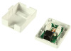 RJ45 Unshield Surface Mount Box With keystone Jack