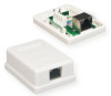 RJ45 FTP shield Surface Mount Box With keystone Jack