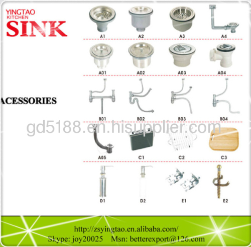 Kitchen sink single bowl 600*450mm, 24 *18 