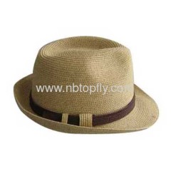 straw fedora hats