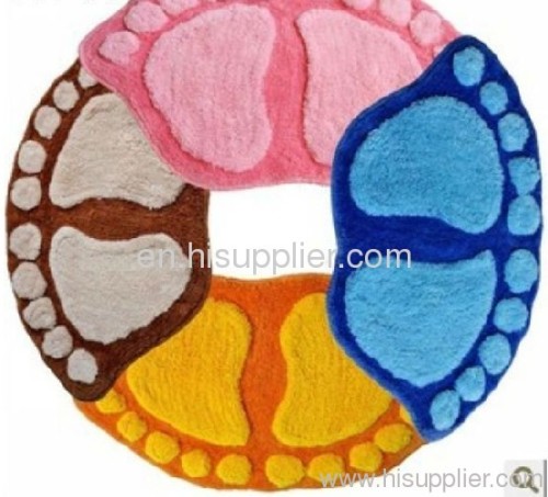 footprint acrylic door mat