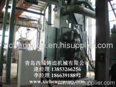 hanger chains type shot blasting machines