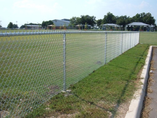 Chain Link Fence for the Football Field