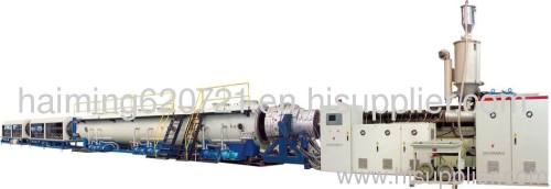 PE large diameter pipes extrusion line