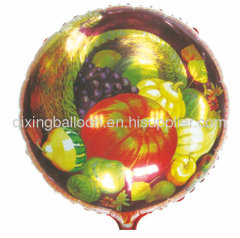 round foil printed balloon