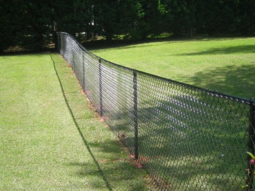 Chain Link Fence used in Green Belt