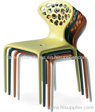 plastic living room stackable side chairs